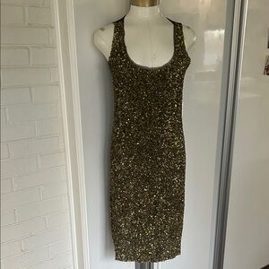 NWT Burning Torch sequin dress